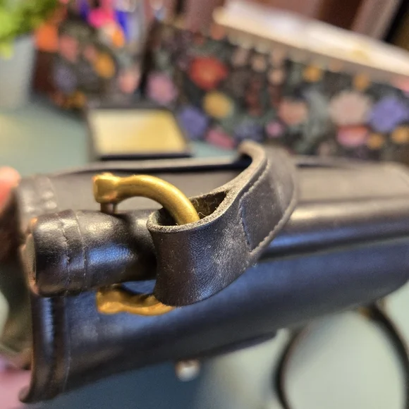 COACH 1995 Murphy #9930 Bag Black Rare Made in USA W/ Hang Tag Vintage - Picture 9 of 16